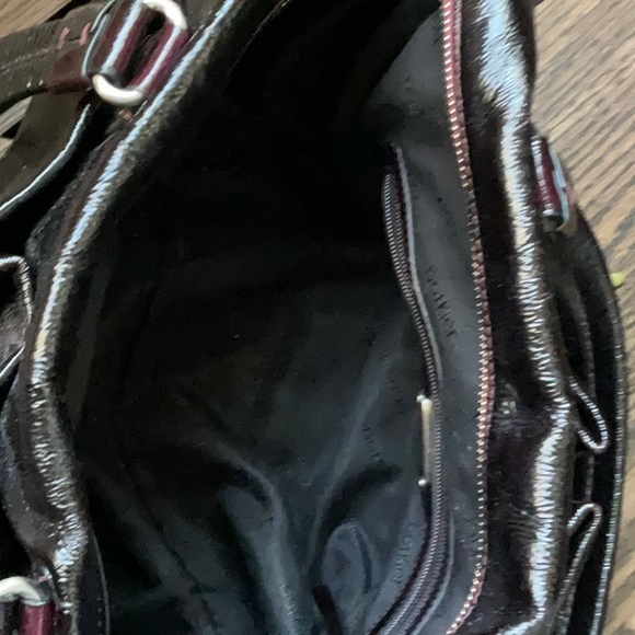 Botkier Black Cherry soft patent handbag - Picture 4 of 5